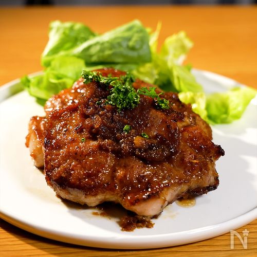 驚くほど柔らかい！たまねぎポークステーキ