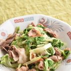 【白菜と豚こまの旨塩炒め】シンプルで美味しい♡おつまみにも！