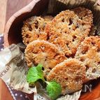 サクサク！揚げずに焼くだけ【マヨネーズチーズ蓮根フライ】