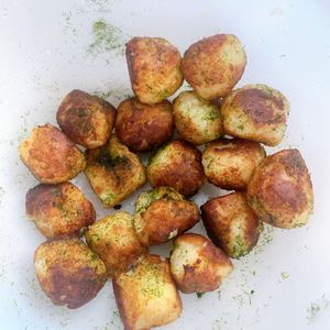 もちもちもっちの作ってみた!投稿(コロコロポテトのり塩チーズ味)