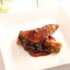 サバのさくさく竜田揚げ　黒酢餡かけ