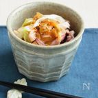 いかとザーサイとねぎのピリ辛あえ