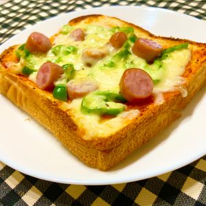 わらびもっちの作ってみた!投稿(【冷凍保存ok♡】激うまピザトースト)