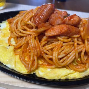 ぽちゃこの作ってみた!投稿(味付けはケチャップだけ♪『昔懐かし♡こくうまナポリタン』)