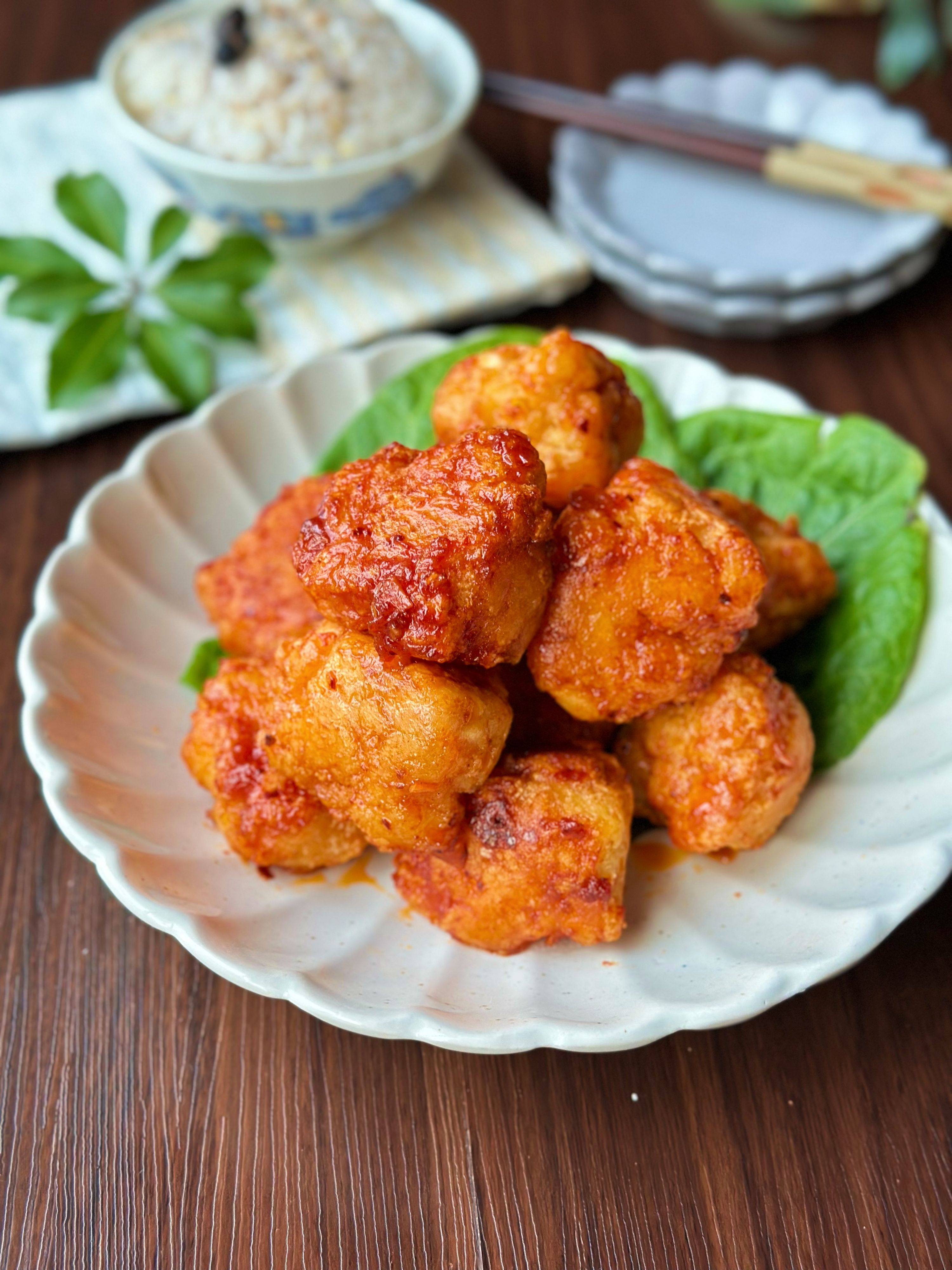 鶏むね肉と凍り豆腐で作るヤンニョムチキン】節約/カサマシ | レシピ