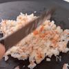 椎茸のエビ詰めの工程2