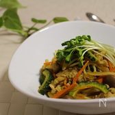 ゴーヤと豚ばら肉のカレー風味スパゲティ