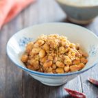 蒸し大豆たっぷり麻辣肉みそ