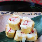 ふんわり♪蟹玉の伊達巻風