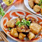 作り置きOK！簡単絶品♪「なすと鶏むね肉の照りポン炒め」