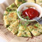 【卵焼き器で！揚げない！】ブロッコリー入りハッシュドポテト