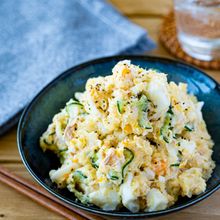 レンジで作る♪まろやかツナポテサラ