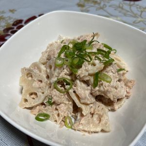 伊藤烏帽子の作ってみた!投稿(【ツナマヨを格上げ！】シャキシャキ無限レンコンサラダ)