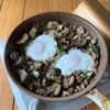 10分で完成！【ひき肉×なす×大葉のガパオ風】卵もワンパン◎の工程4
