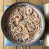 ワンパンで！【濃厚海老トマトクリームパスタ】生クリーム不要♩の工程4