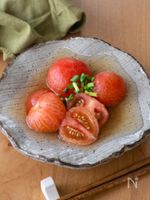 漬けるだけ！じゅわっとおいしい！準備5分の「白だしトマト」