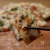 カリッとシャキシャキ♡【レンコンとパセリのチーズチヂミ】の工程4