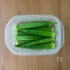 レンジで5分!【やみつきおくら漬け】調味料2つで簡単♩の工程1