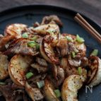かぶってこんなに美味しいの？！【こんがり豚肉とかぶの塩炒め】