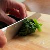 菜の花とホタルイカの和え物の工程3