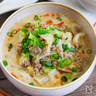 ピリ辛担々うどん【コクうま♪飲み干す美味しさ】
