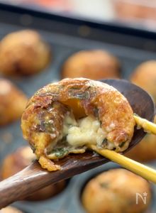 生地も具も家にあるもので!カリとろたこ焼き【簡単・節約】