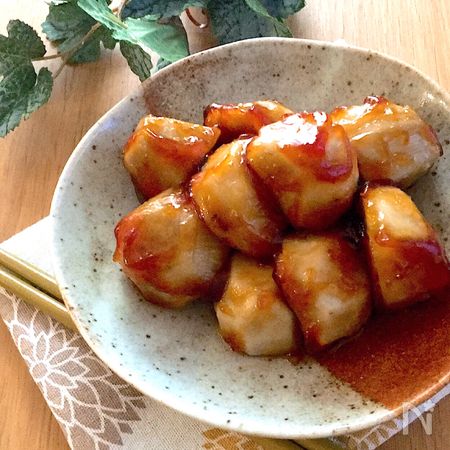甘辛ダレが美味しい 里芋の照り焼き By ともきーた 伊藤 智子 レシピサイト Nadia ナディア プロの料理家のおいしいレシピ