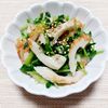 よっこの作ってみた!投稿(ちくわと豆苗の柚子胡椒和え)