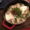 きよの作ってみた!投稿(白菜と豚バラの無水蒸し煮の落とし卵鍋)