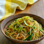 レンジでお手軽♪ツナともやしの中華風春雨サラダ