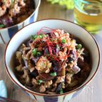 抱えて食べたい！なすとひき肉のうま味噌ごはん