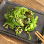 ピーマンの塩昆布ナムル