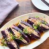 【なすの豚バラ挟み蒸し】レンジで簡単!