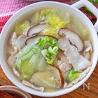 とろっと白菜が激旨！【豚バラ白菜のうま塩スープ】