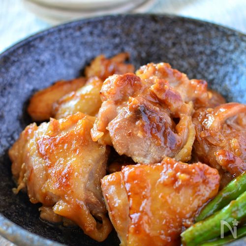 漬けて焼くだけ!甘みそ香るジューシー鶏もも肉♪お弁当にも◎
