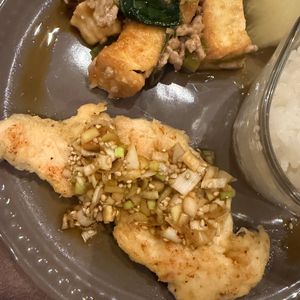 pino😋の作ってみた!投稿(ささみ丸ごと！揚げずに簡単♪【ささみの油淋鶏風】)