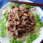 下味冷凍OK☆薄切り豚肉の味噌ガーリック炒め