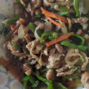 Osamu Naganoの作ってみた!投稿(もう市販には頼らん！豚こま肉で作る「チンジャオロース」)