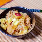 【うまくなりたい人へ】さつまいもと生姜焼き炊き込みご飯
