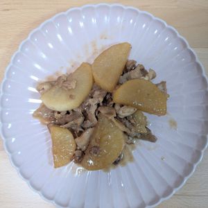 ゆいの作ってみた!投稿(【大根と豚こま肉の煮物】甘辛煮物の黄金比！食材置き換えOK！)
