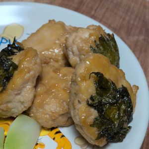 もち子の作ってみた!投稿(【甘辛味がくせになる♡】照り照りしそ巻き豚つくね#お弁当にも)
