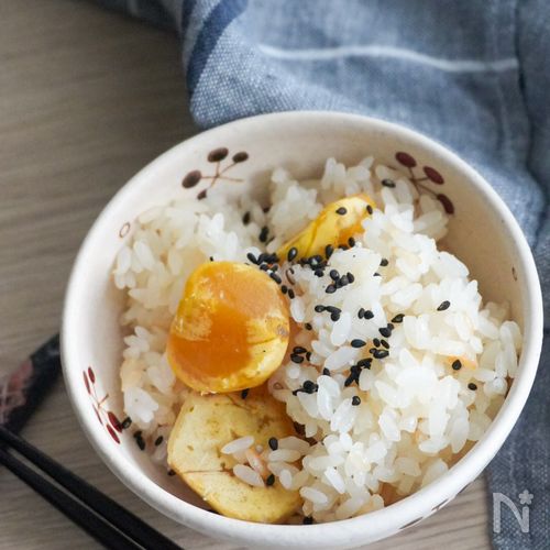 【栗ごはんの素は要らない】白だしで即席栗ごはん