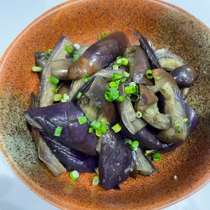 ハムの作ってみた!投稿(レンジで作る野菜のご馳走♪なすの中華風南蛮)