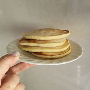 724783の作ってみた!投稿(パン初心者も失敗なし！もっちりイーストパンケーキ（卵あり))