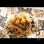 カリッと油揚げのひじきパスタ♪