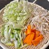 野菜たっぷり味噌ラーメン風スープの工程1