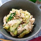 たたききゅうりと蒸し鶏の塩だれナムル【#作り置き #無限】