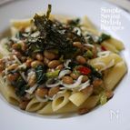 味付け不要♪高菜と納豆とシラスのパスタ