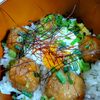 ゆみの作ってみた!投稿(【5分でできるご飯泥棒】照り焼き肉団子丼)