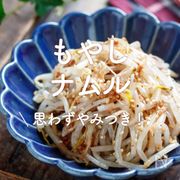 「もやしナムル」20選｜思わずやみつき！